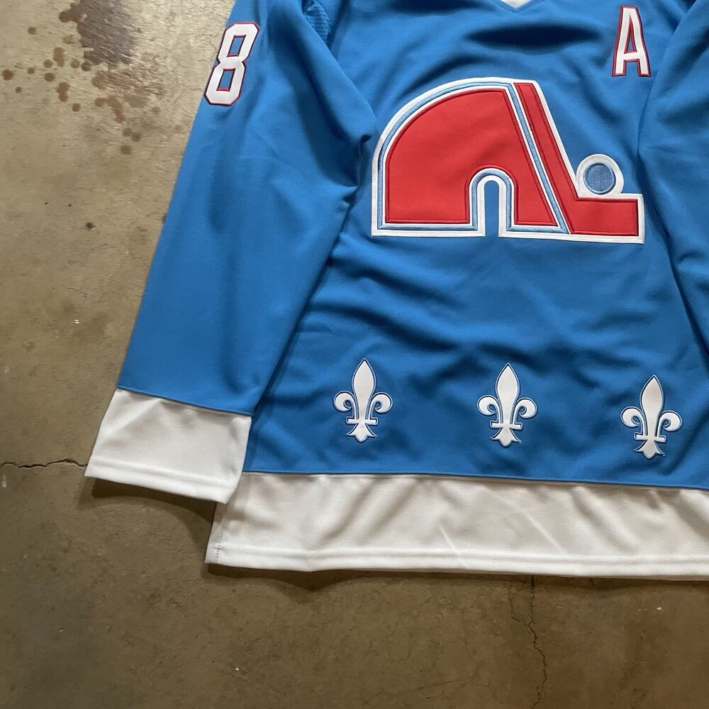 Cale Makar Colorado Avalanche Blue Retro Jersey Mens Size Medium 50 - Picture 6 of 8